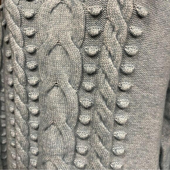 Loft long sleeve knit sweater pale baby blue - Picture 3 of 12